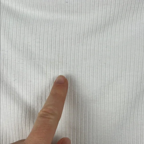 love, Fire White Rainbow Ruffled Off Shoulder Crop Top - Picture 6 of 15